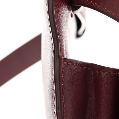 Celine Box Calfskin Small Classic Box Flap Bag Burgundy 14 of 18