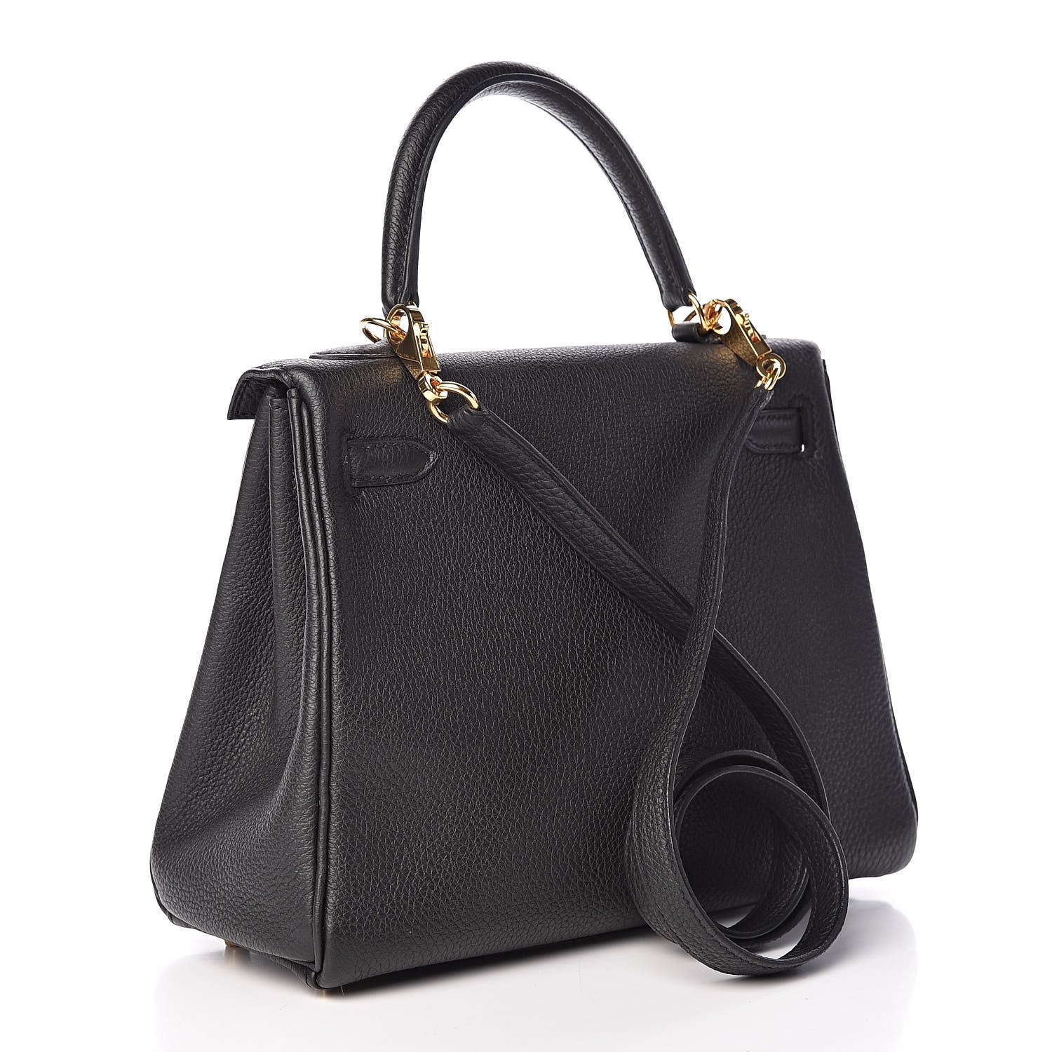 Hermes Togo Kelly Retourne 25 Black 3 of 34