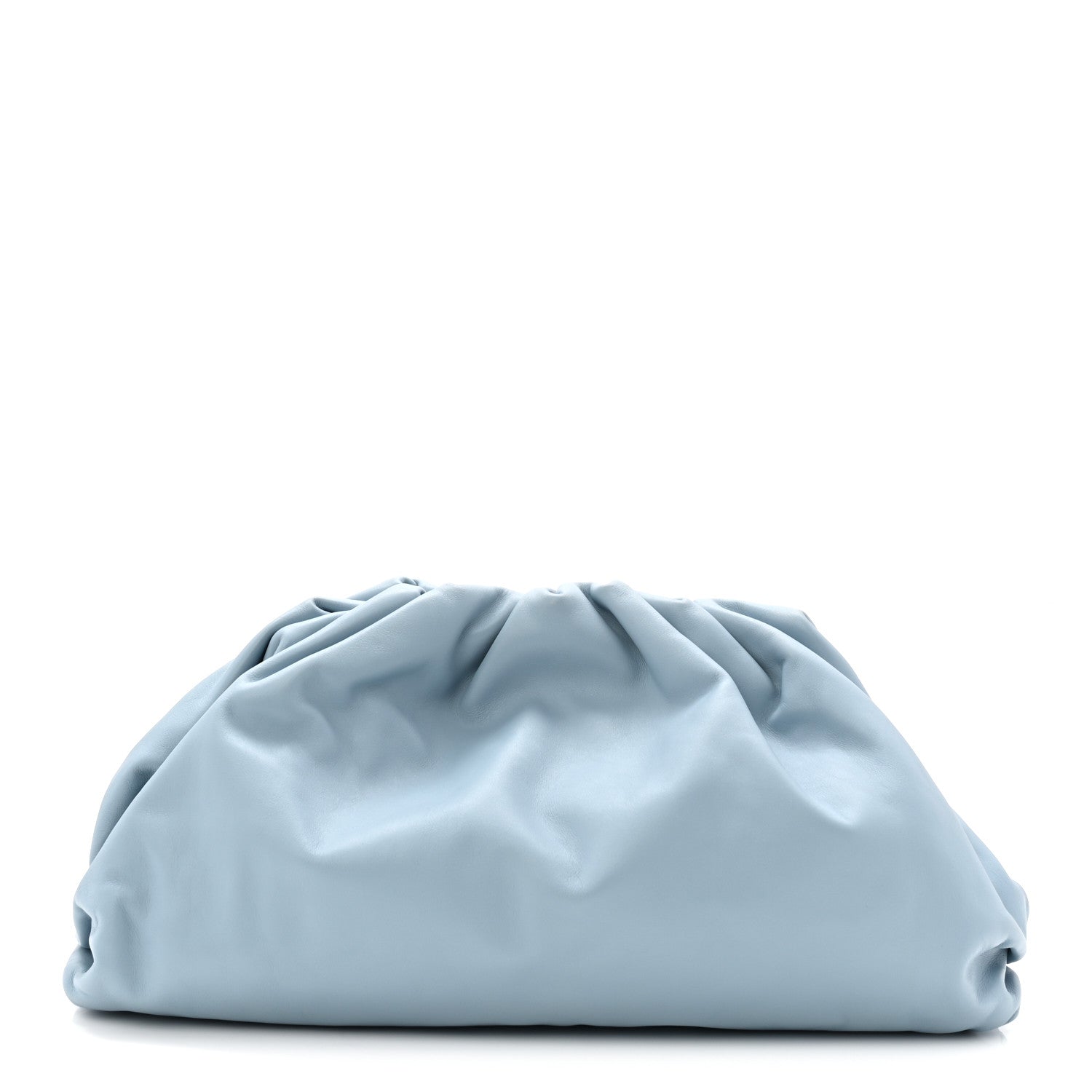 Bottega Veneta Smooth Butter Calf The Pouch Oversized Clutch Ice 1 of 10