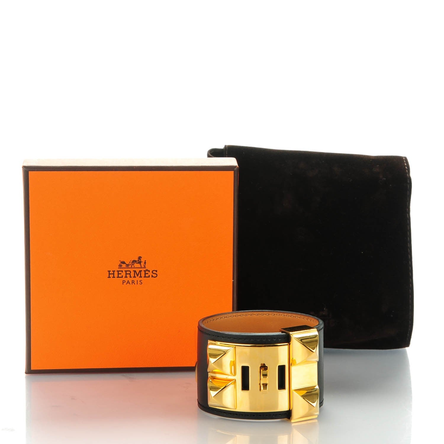 Hermes Chamonix Collier de Chien CDC Bracelet S Black 4 of 7
