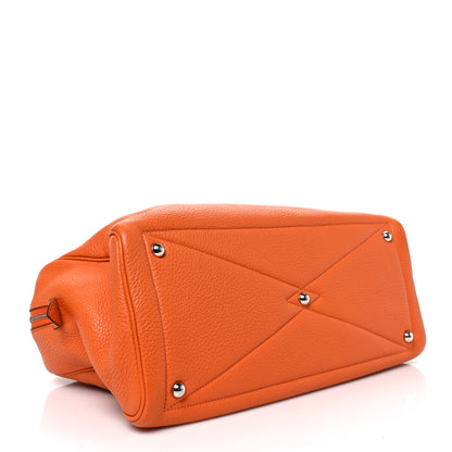 Hermes Taurillon Clemence Victoria II 35 Orange 4 of 8