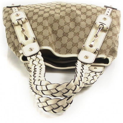 Gucci Canvas Leather Medium Pelham Tote 5 of 10