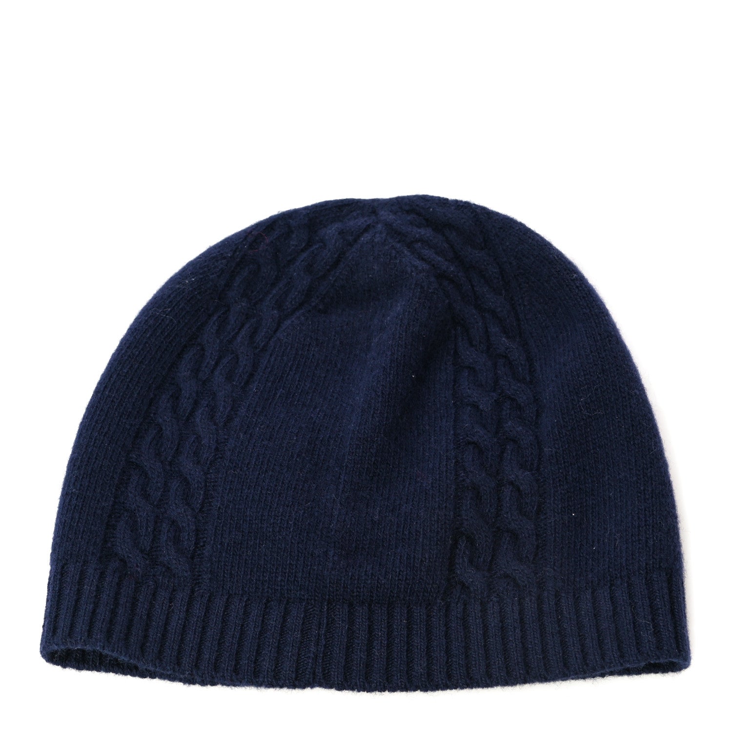Gucci Wool Knit GG Monogram Beanie Hat L Navy 2 of 8