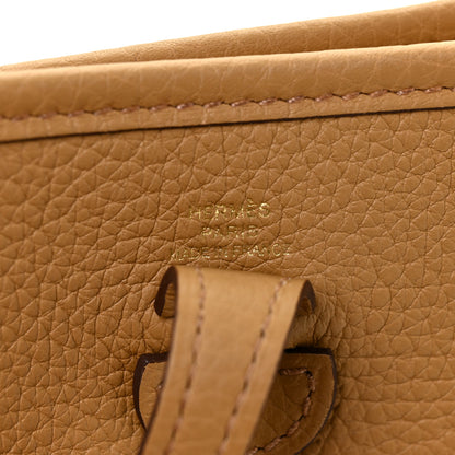 Hermes Taurillon Clemence Evelyne TPM Biscuit 6 of 11