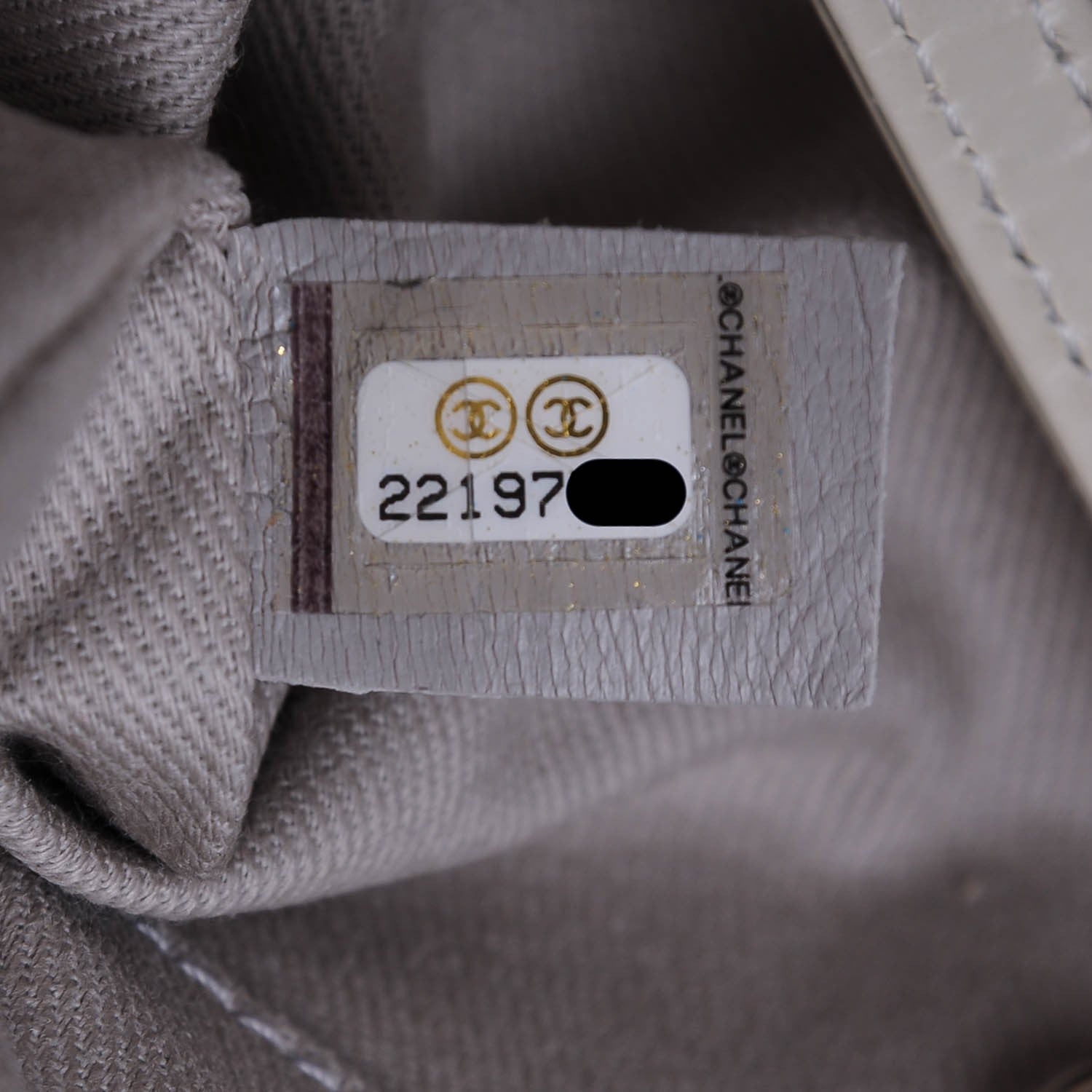 Chanel Glazed Calfskin Large Deauville Tote Ivory 7 of 7