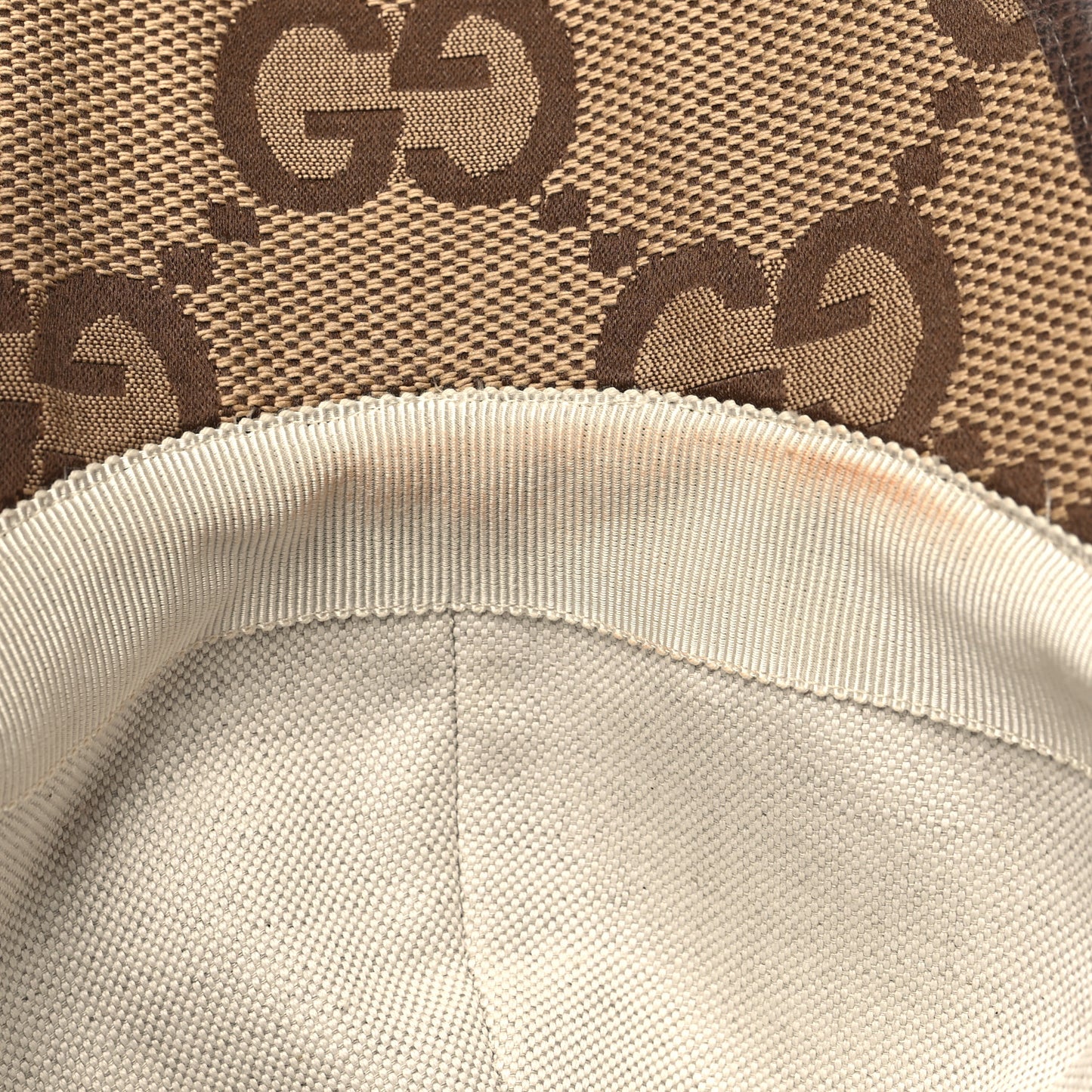 Monogram Jumbo GG Baseball Hat M 57 Camel Ebony