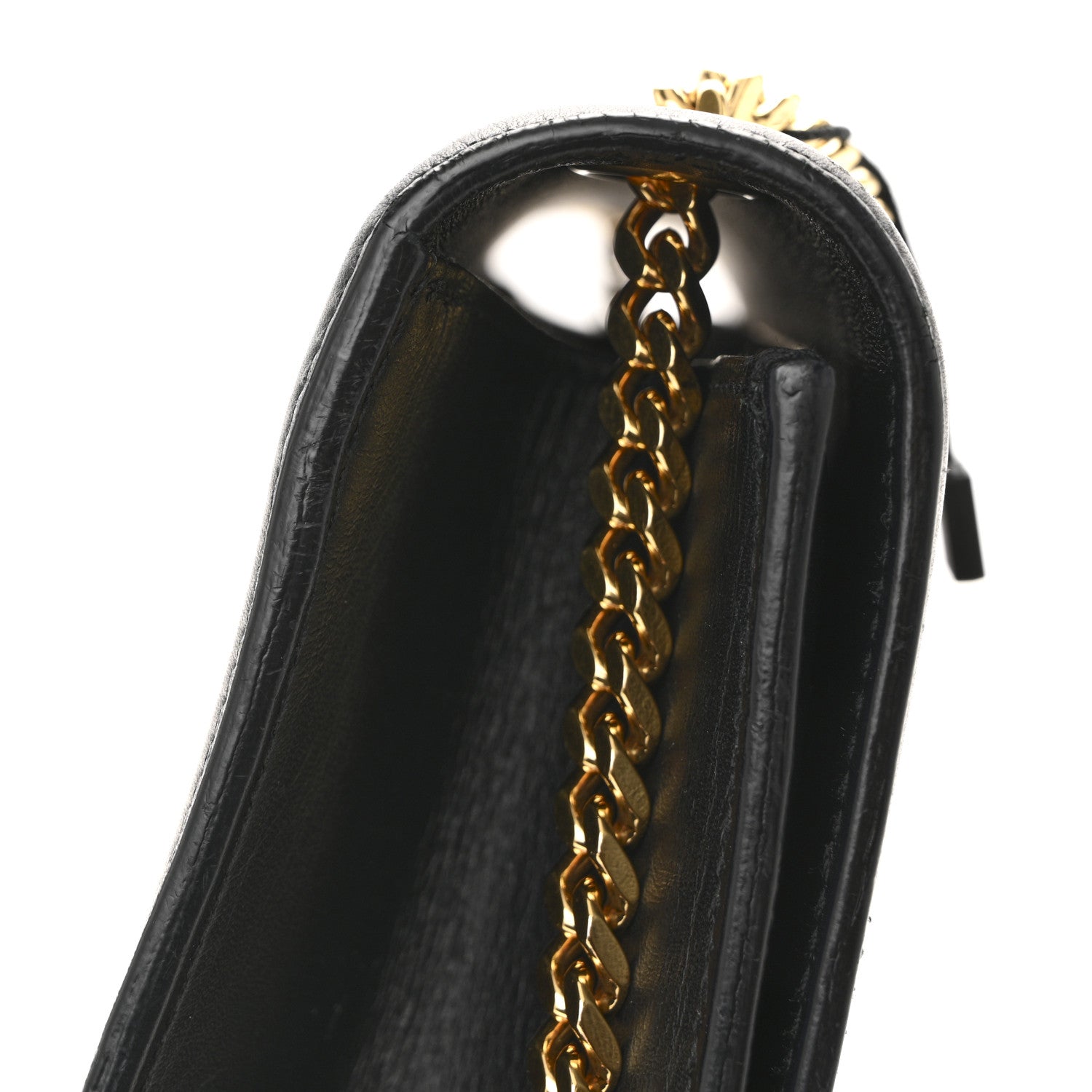 Saint Laurent Smooth Calfskin Medium Classic Monogram Kate Tassel Satchel Black 13 of 16