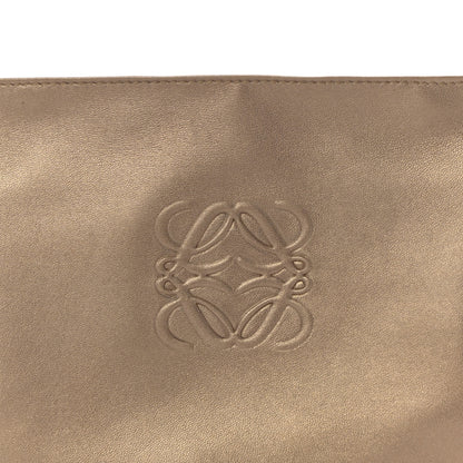 Loewe Metallic Lambskin Cosmetic Pouch Gold 7 of 10