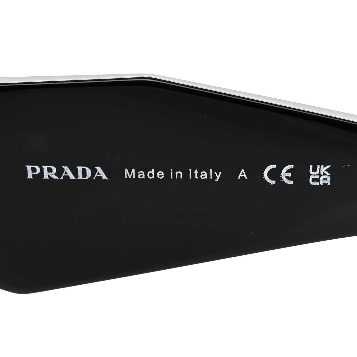 Prada Acetate Symbole Sunglasses SPR 17W Black 6 of 8