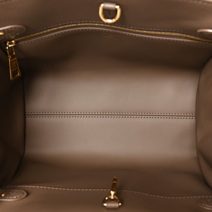 Louis Vuitton Calfskin Vendome MM Taupe 5 of 9