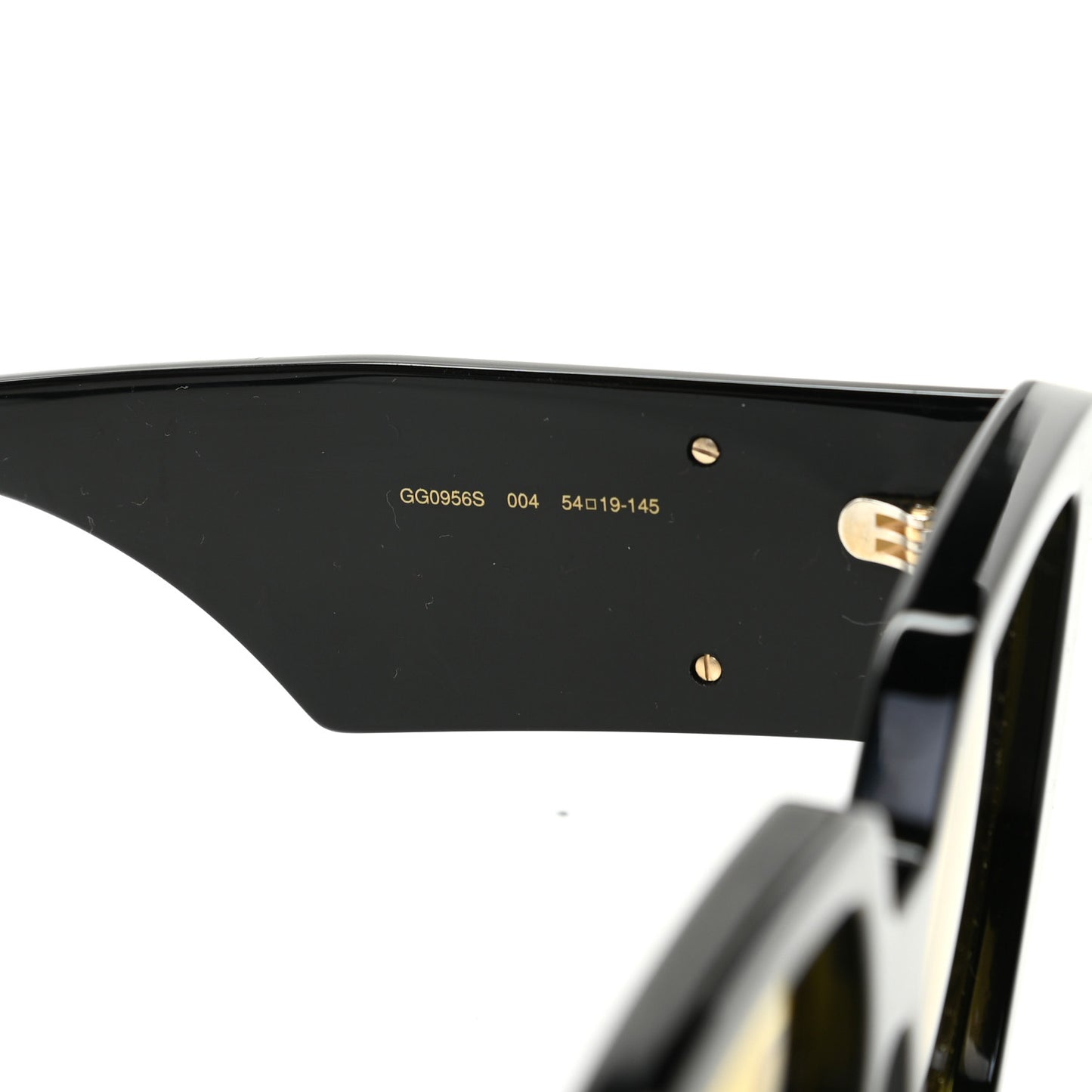 Acetate Square Frame Sunglasses GG0956S Black