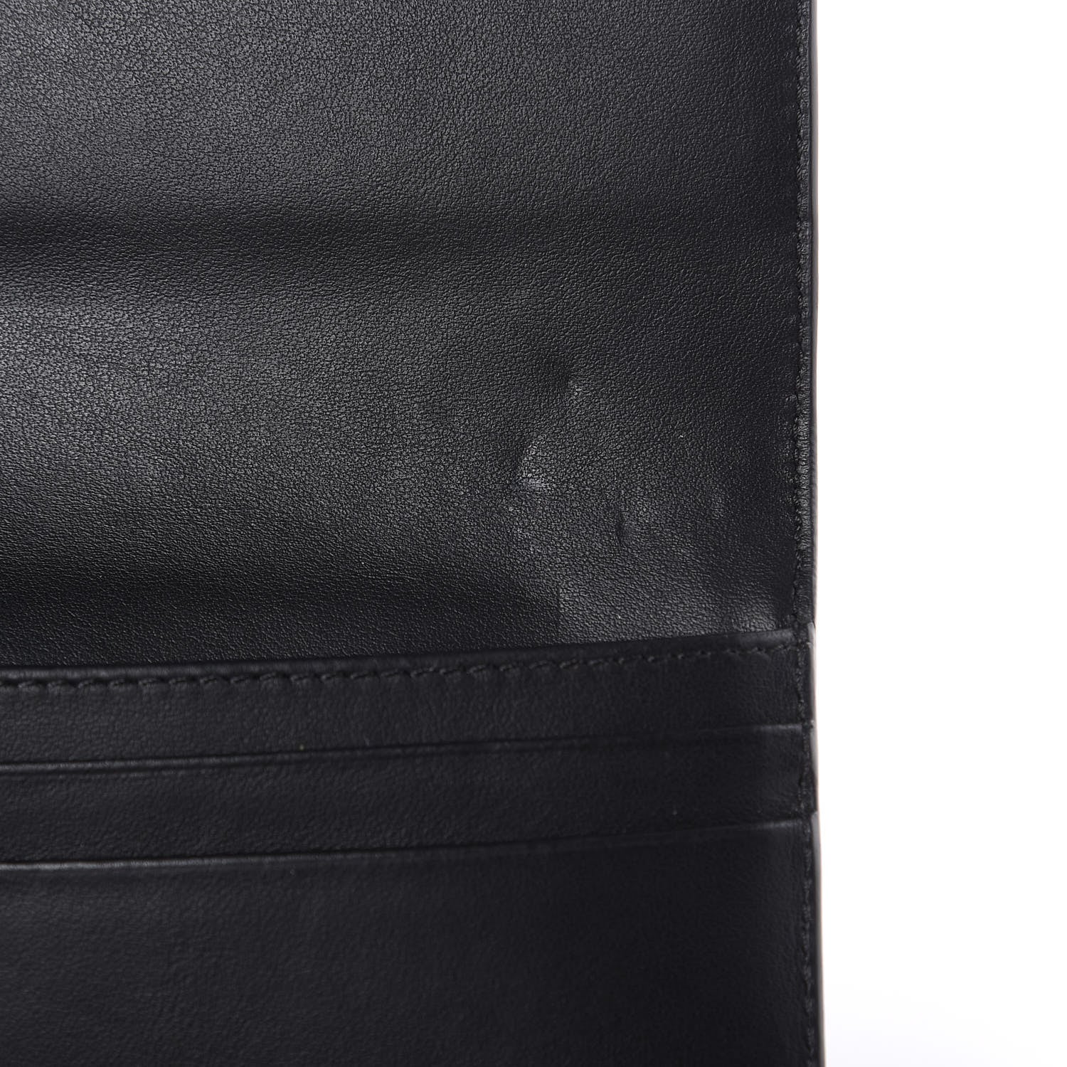 Burberry Grainy Calfskin Ashton Continental Flap Wallet Black 6 of 9