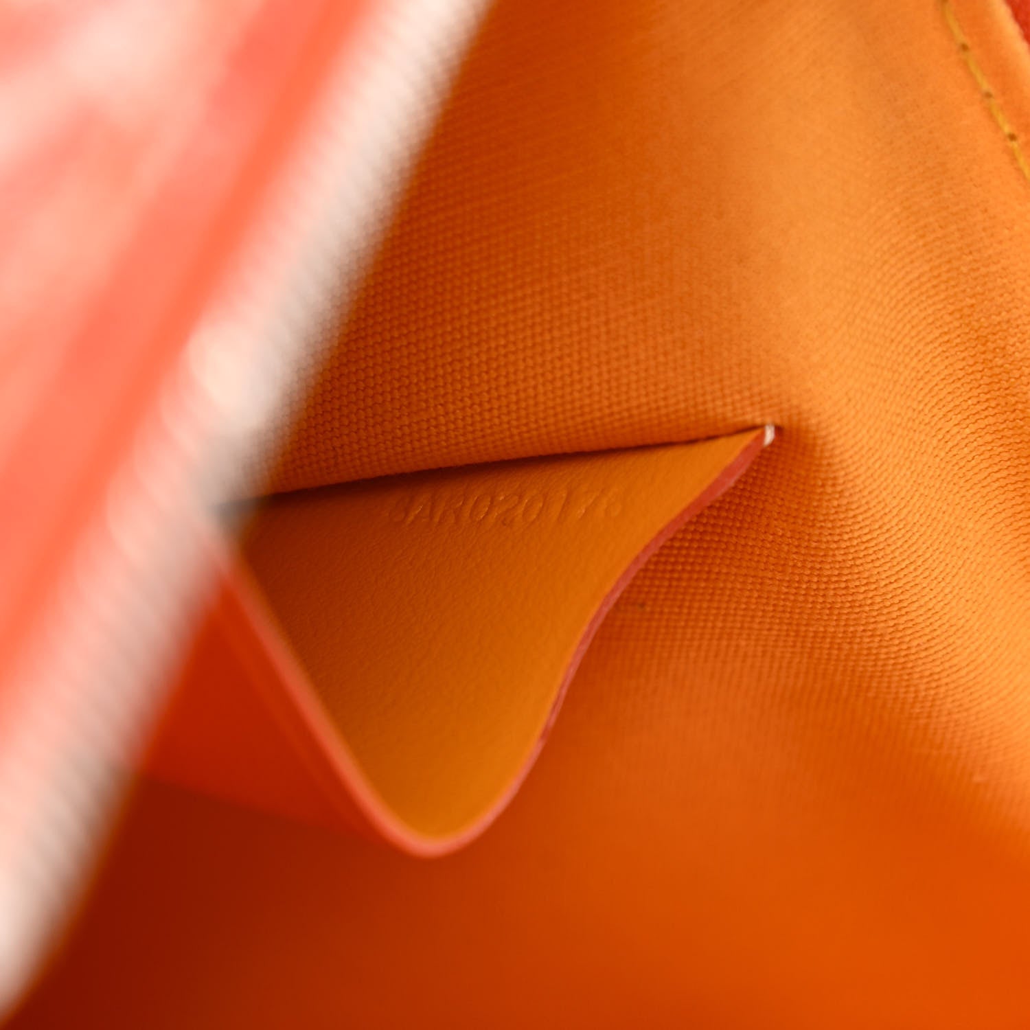 Goyard Goyardine Senat Pochette MM Orange 7 of 7