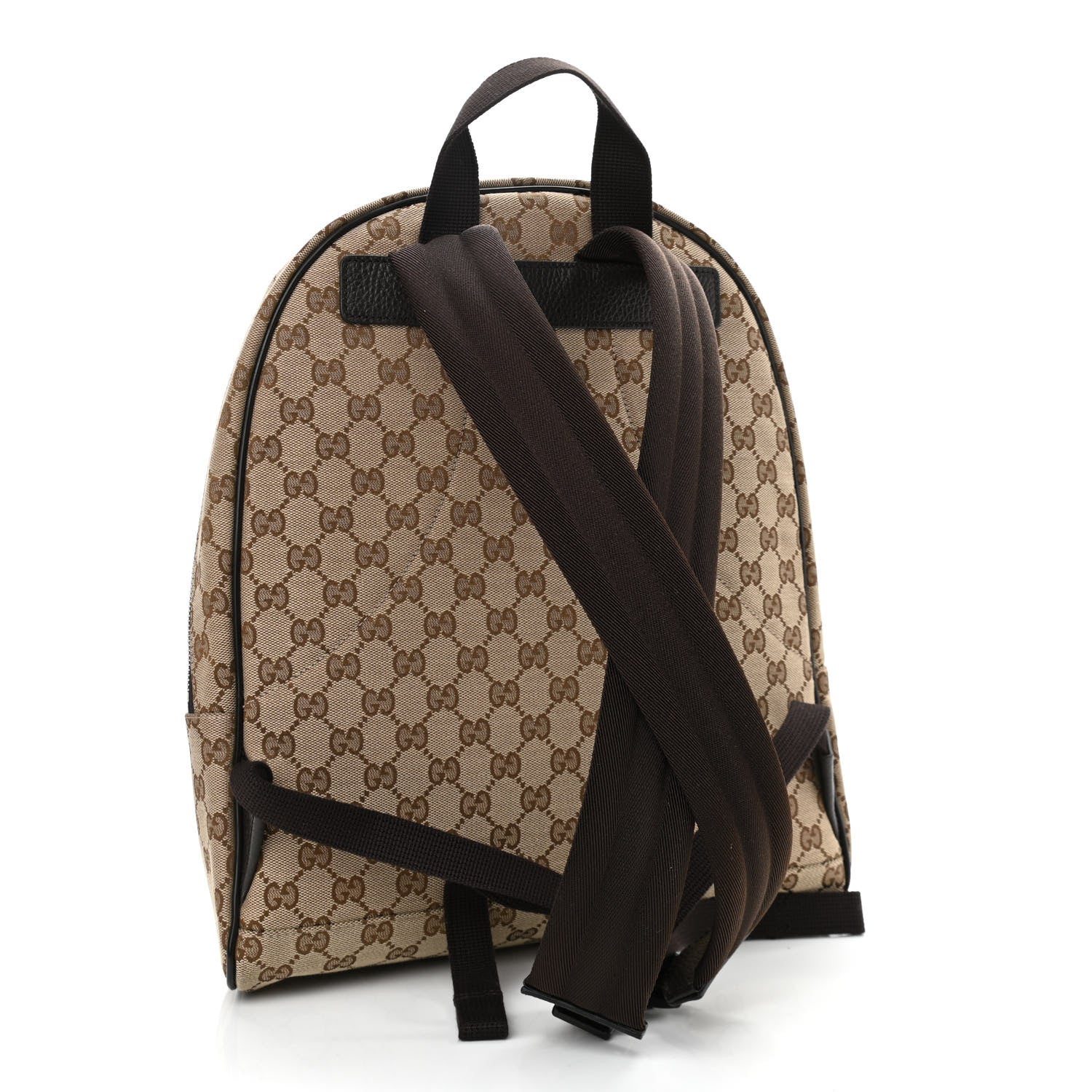 Gucci Monogram Travel Backpack Dark Brown 3 of 10