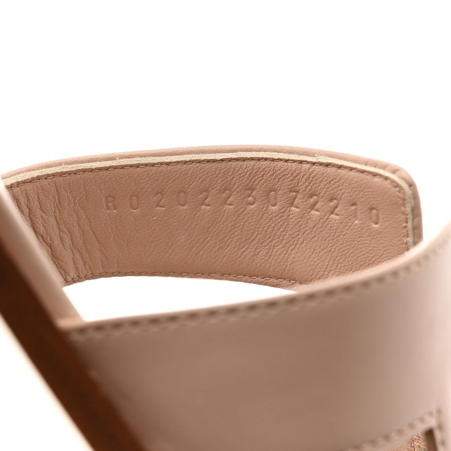 Box Calfskin Oran Sandals 39 Bois De Santal