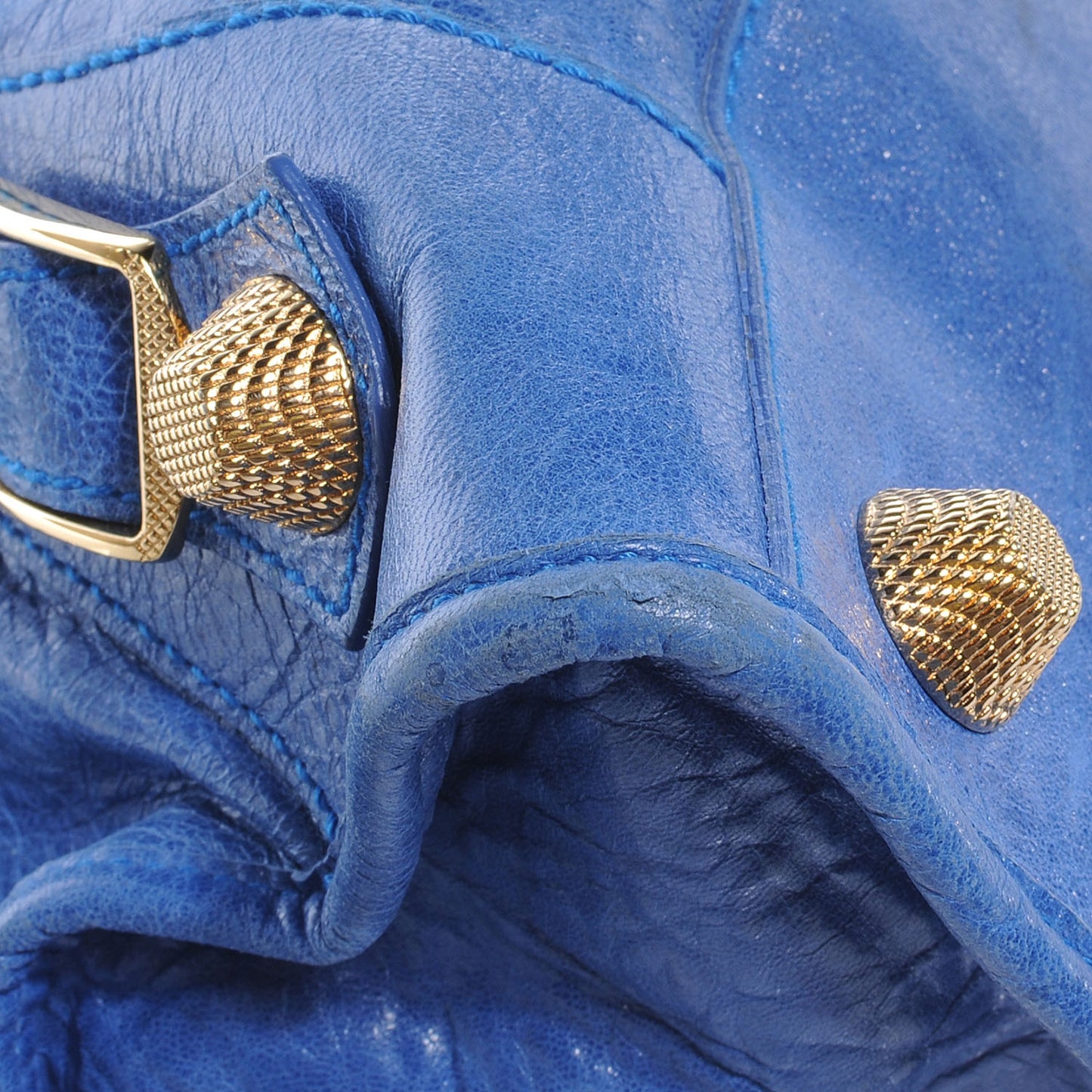 Agneau Giant 21 Gold Hardware Part Time Electric Bleu