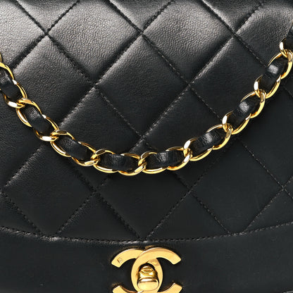 Chanel Lambskin Quilted Medium Single Flap Black 7 of 9