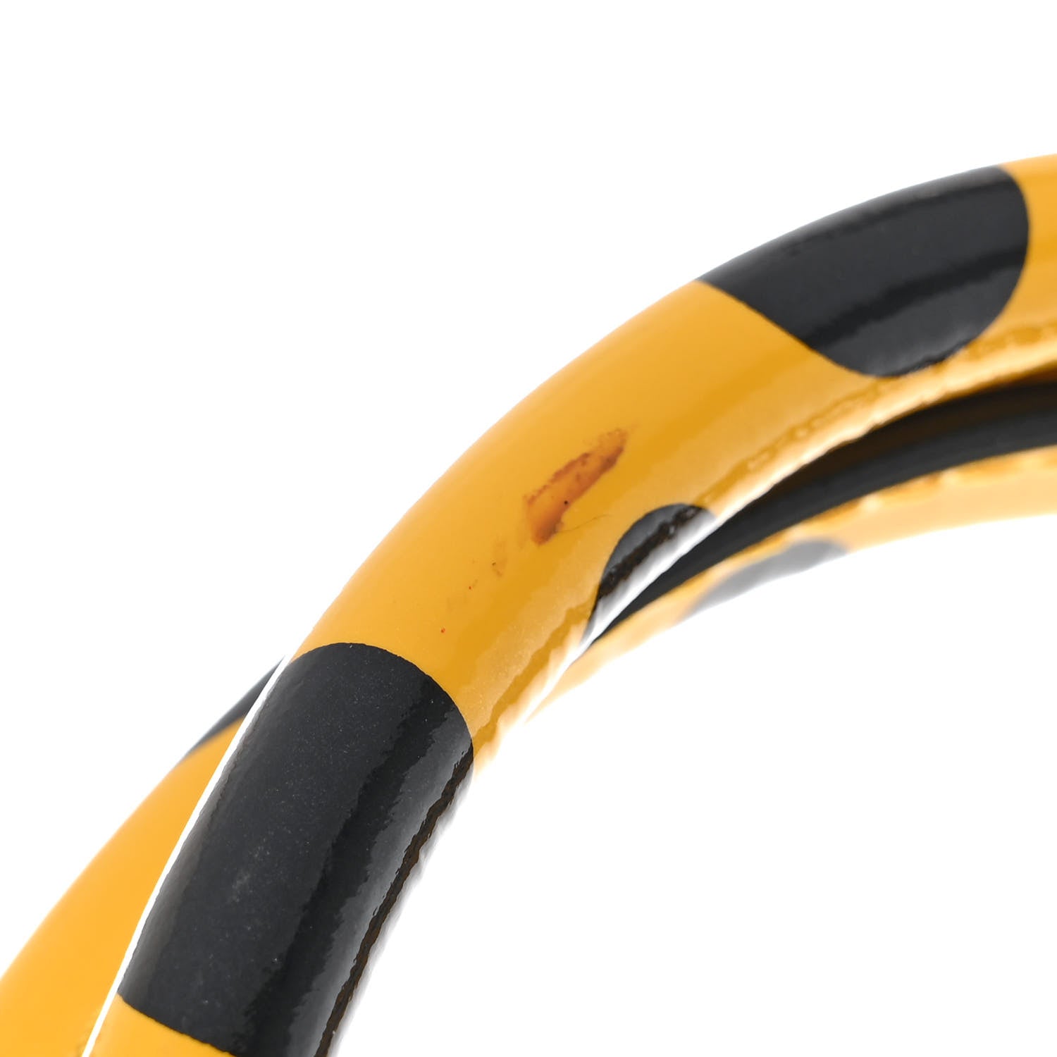 Louis Vuitton Nylon Monogram Kusama Infinity Dots Lockit GM Black Yellow 13 of 13