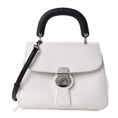 Burberry Trench Calfskin Medium DK88 Top Handle Bag Chalk White 1 of 11