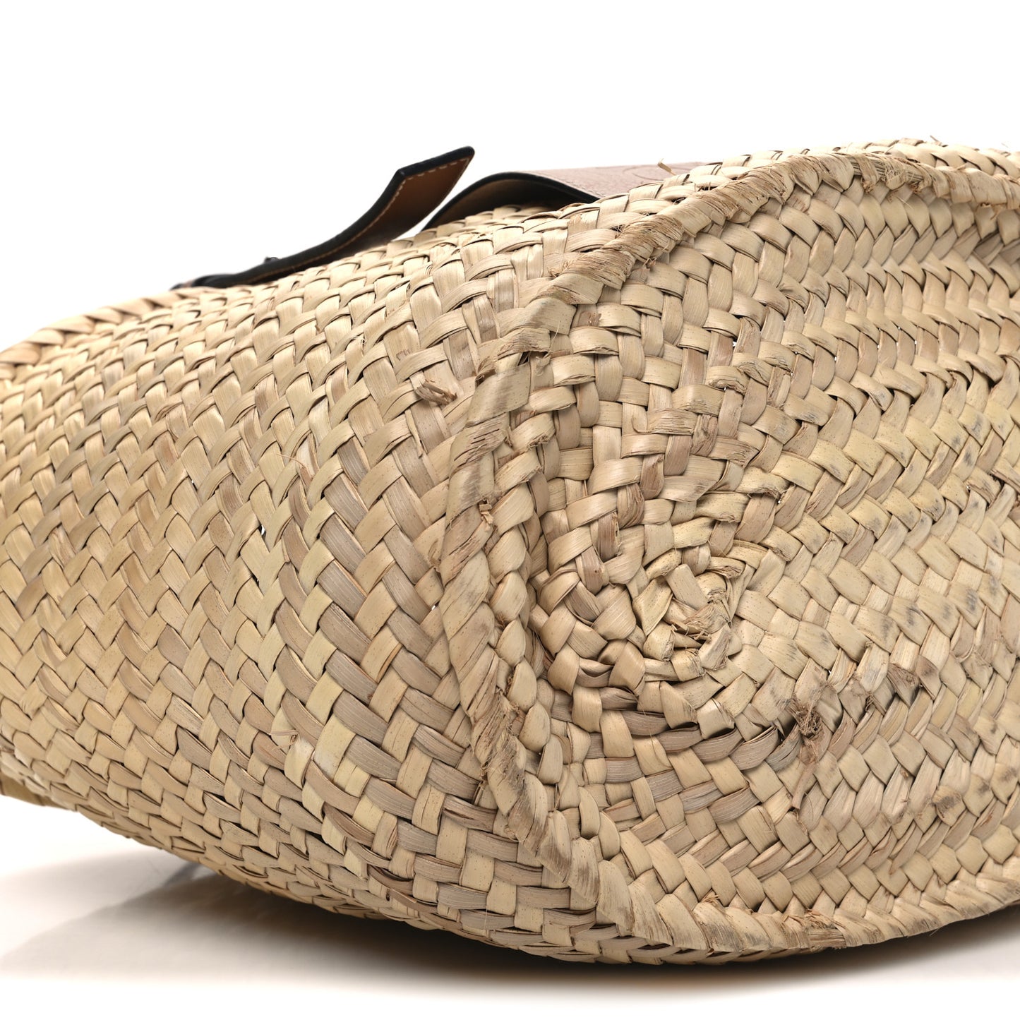 Raffia Basket Tote Bag Natural Tan