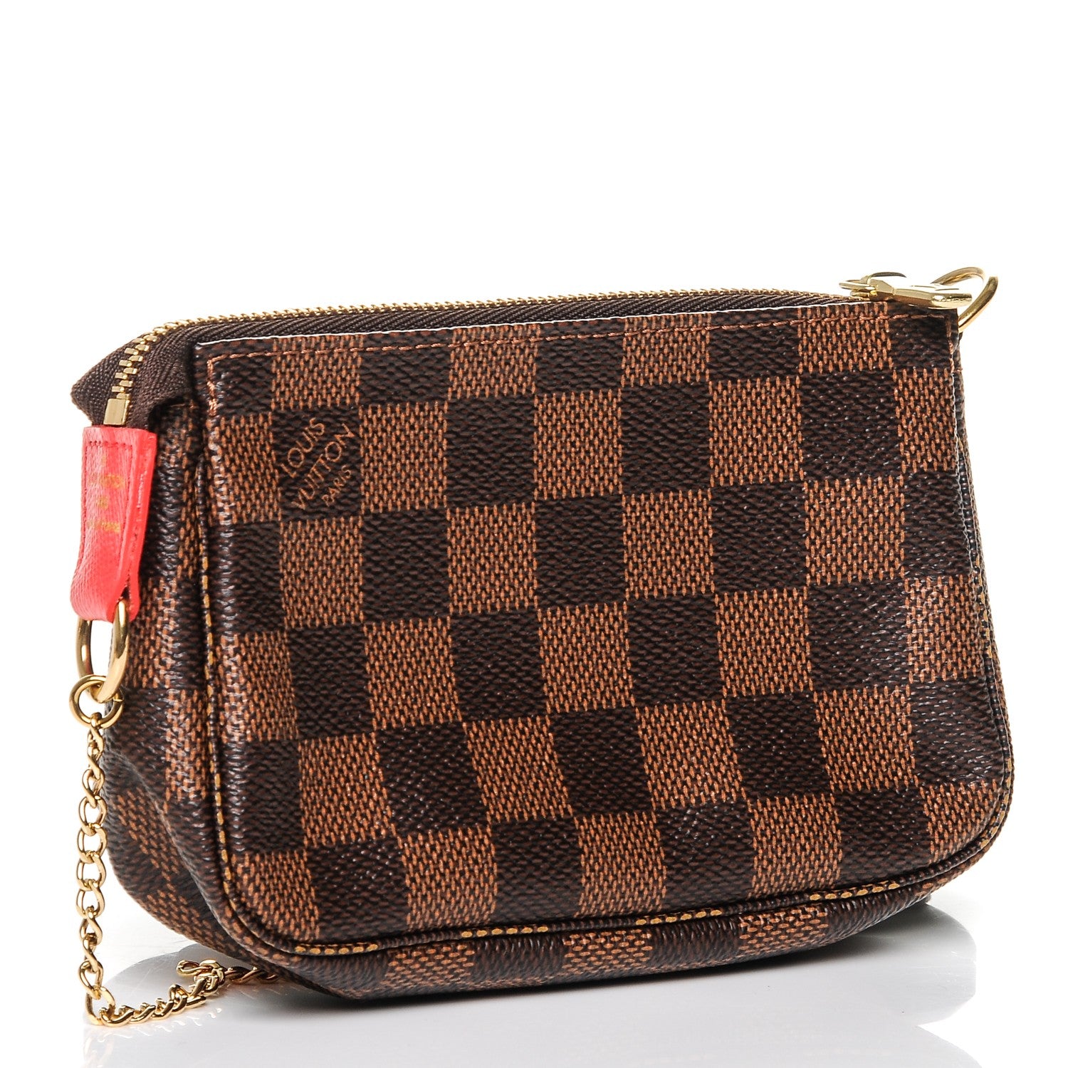 Louis Vuitton Damier Ebene 2016 Christmas Animation Mini Pochette Accessories 3 of 6