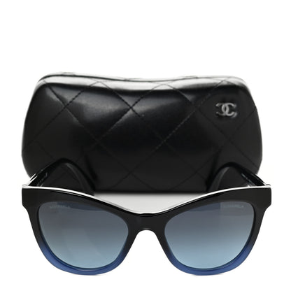 Chanel Acetate CC Cat Eye Summer Sunglasses 5350 Black 8 of 8