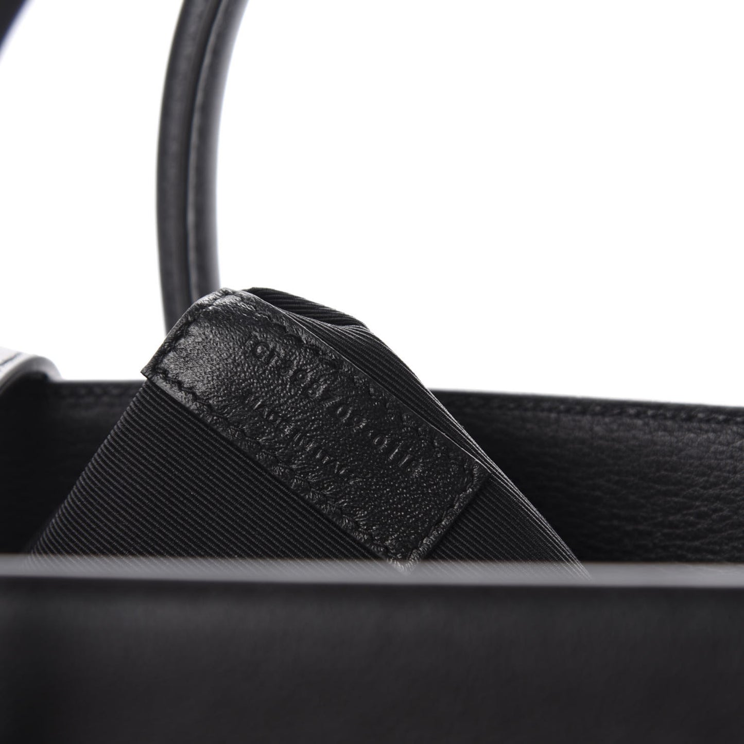 Calfskin Small Sac De Jour Black