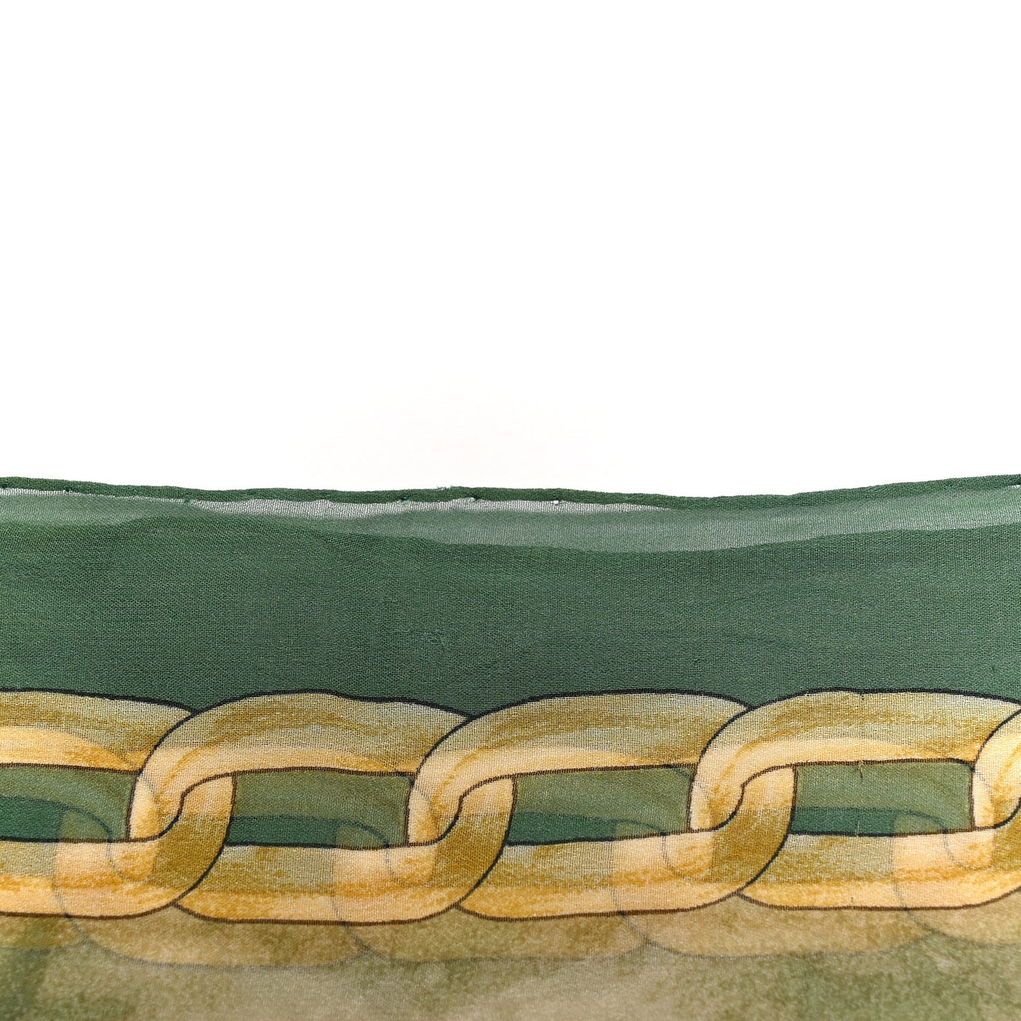 Silk Stole Green Gold