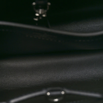 Louis Vuitton Calfskin Karung Beaded 57th Street NYC Skyline Capucines BB Black 5 of 10