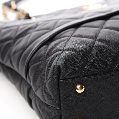 Chanel Caviar Quilted Rolled Up Tote Black 8 of 13
