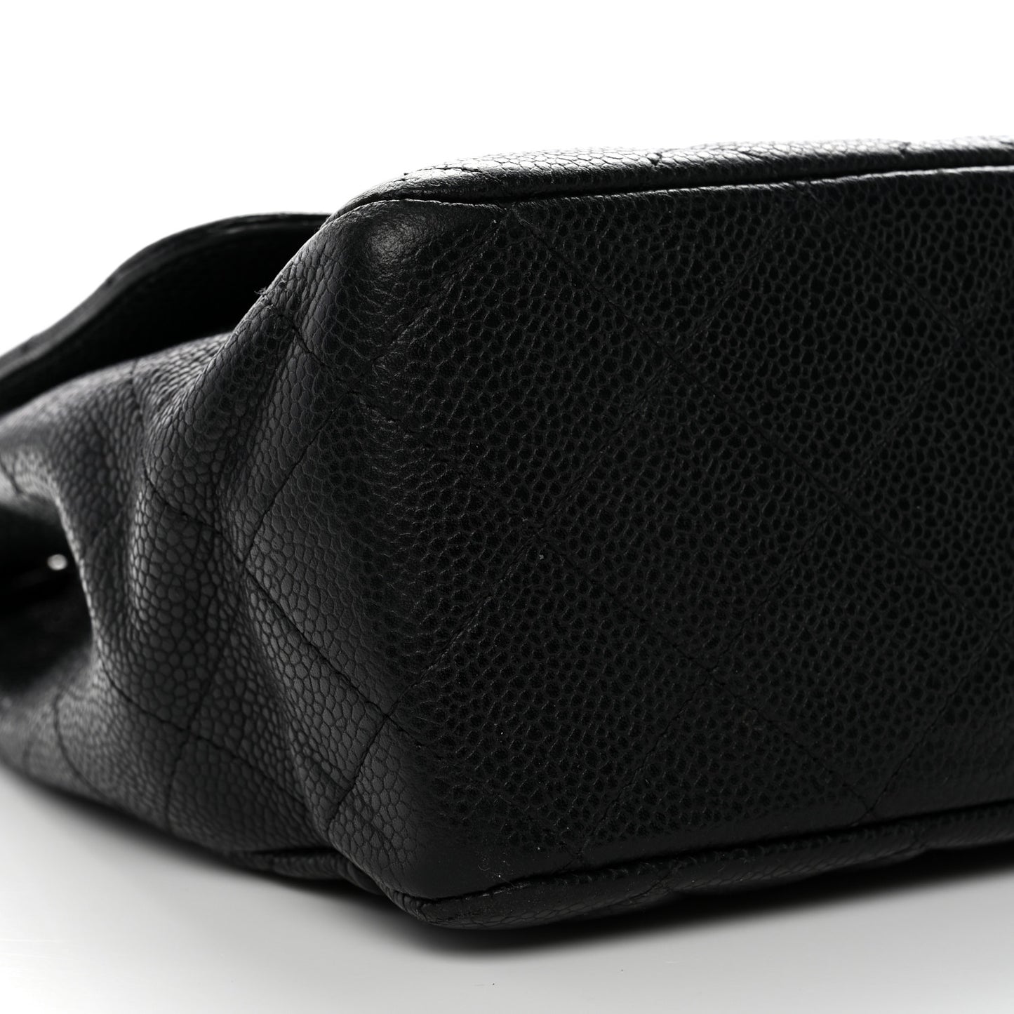Caviar Quilted Jumbo Single Flap Black