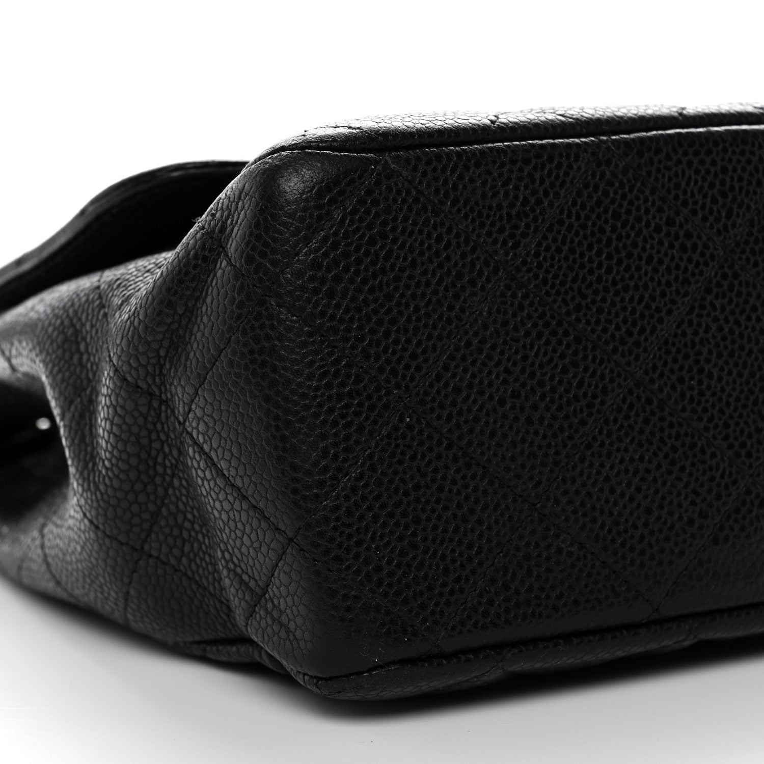 Chanel Caviar Quilted Jumbo Single Flap Black 8 of 14