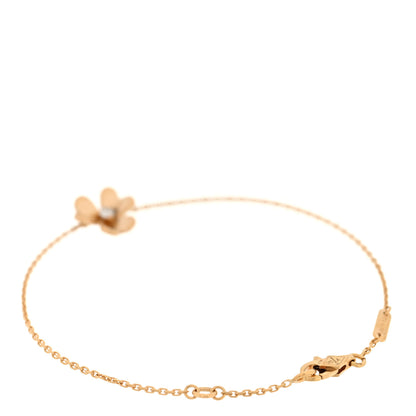 Van Cleef & Arpels 18K Yellow Gold Diamond Mini Frivole Bracelet 2 of 4