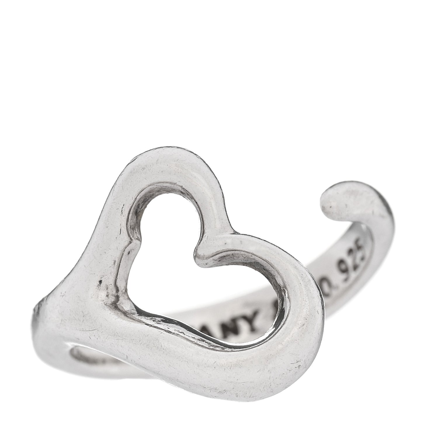 Sterling Silver Elsa Peretti Open Heart Ring 54 7