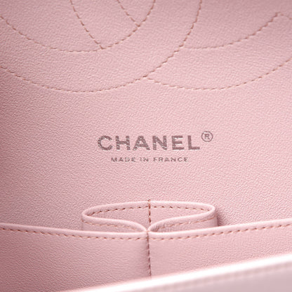 Chanel Lambskin Quilted Jumbo Double Flap Light Pink 8 of 10