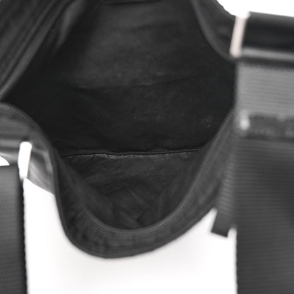 Prada Nylon Vela Flat Messenger Bag Black 5 of 10