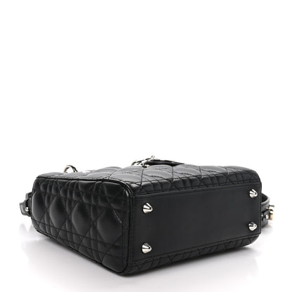 Christian Dior Lambskin Cannage Small My ABCDior Lady Dior Black 3 of 10