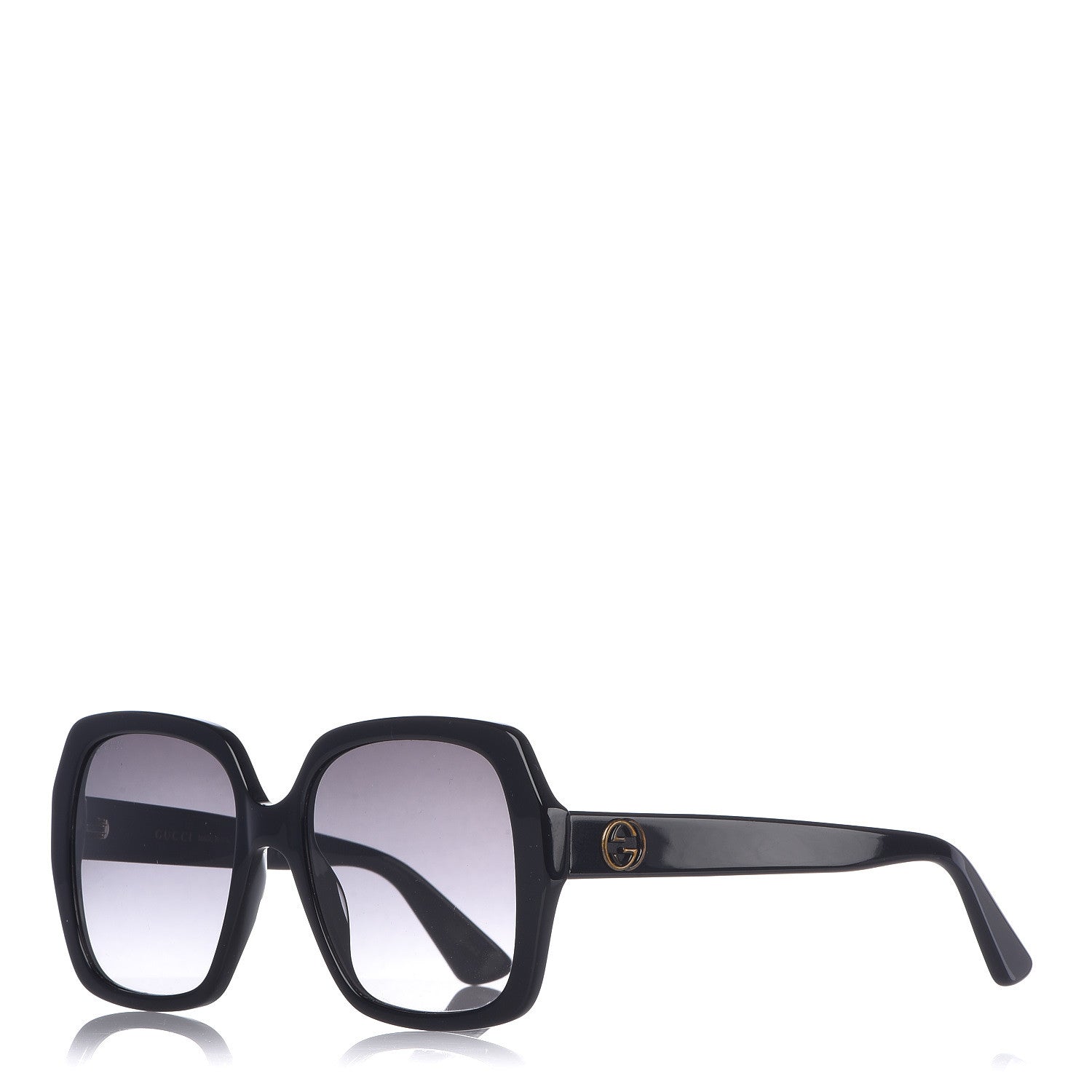 Gucci Acetate Square Frame GG0096S Sunglasses Black 1 of 7