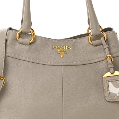 Prada Vitello Daino Tote Pomice 7 of 9
