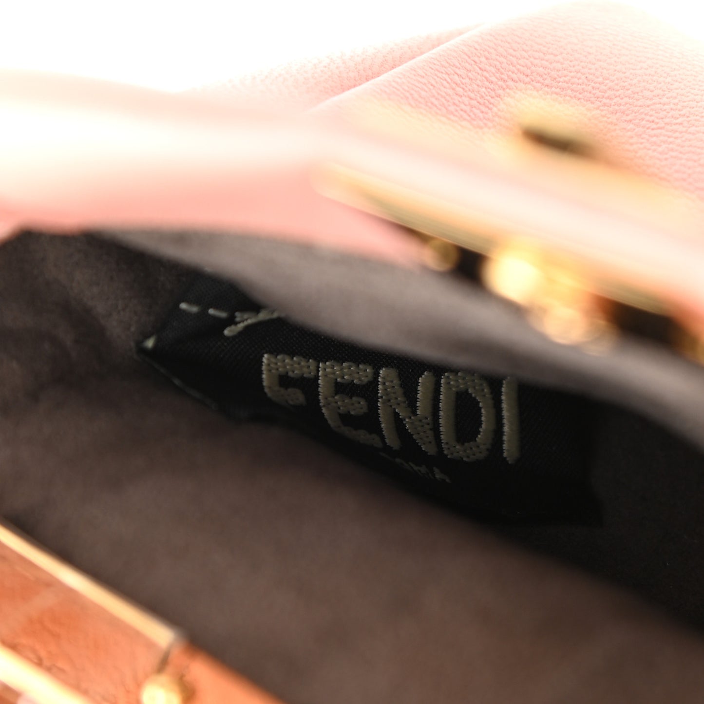 Shiny Nappa Micro Peekaboo Iconic Satchel Pink