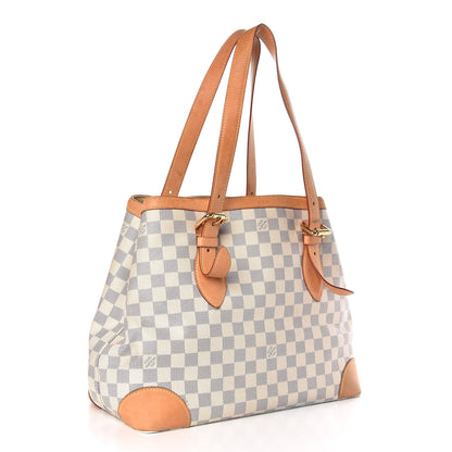 Louis Vuitton Damier Azur Hampstead MM 3 of 13