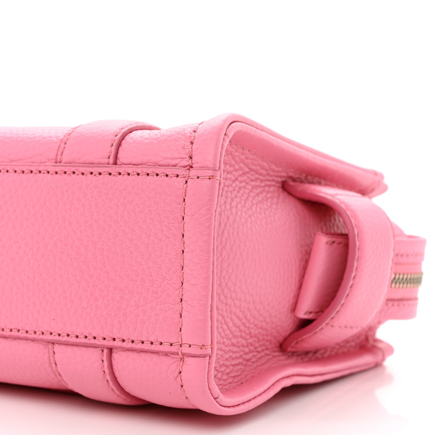 Marc Jacobs Grained Calfskin Micro The Tote Bag Pink 10 of 10