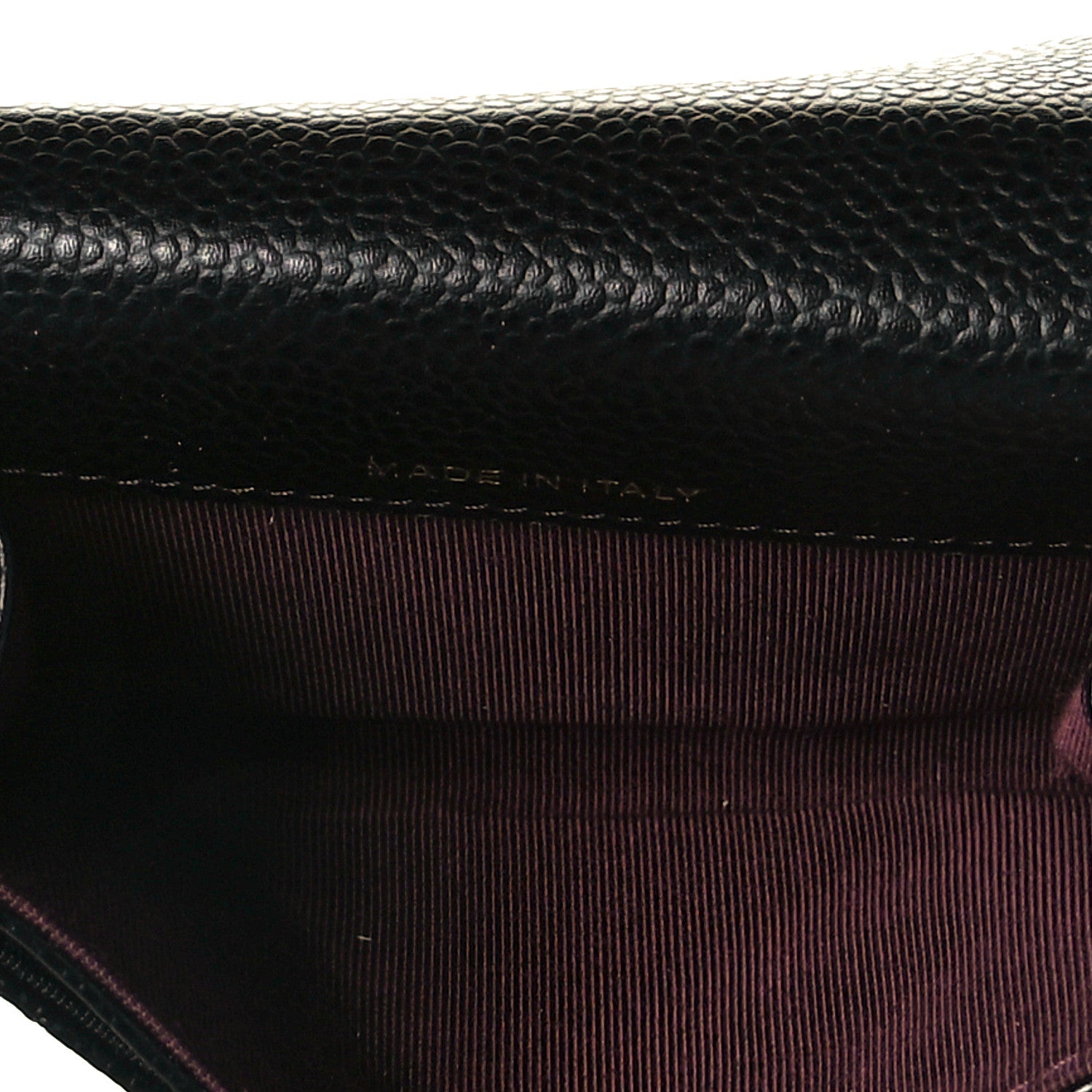 Chanel Caviar Quilted Flap Card Holder Black 7 of 9
