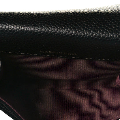 Chanel Caviar Quilted Flap Card Holder Black 7 of 9