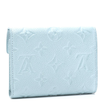Louis Vuitton Empreinte Monogram Flower Victorine Wallet Azur Frost 3 of 7