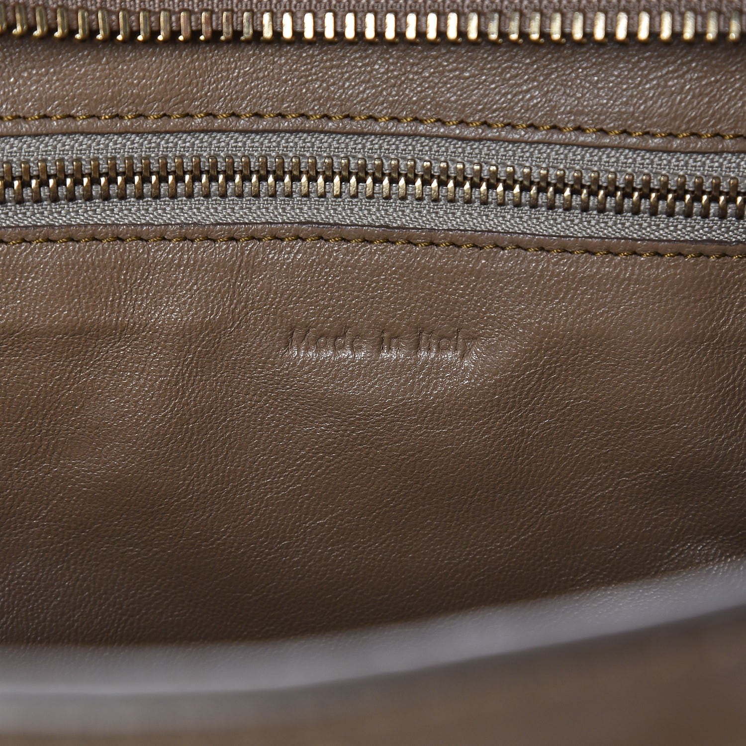 Celine Smooth Calfskin Micro Luggage Camel 7 of 13