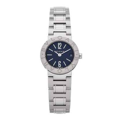 Bulgari Stainless Steel 23mm Quartz Watch Blue 1 of 5