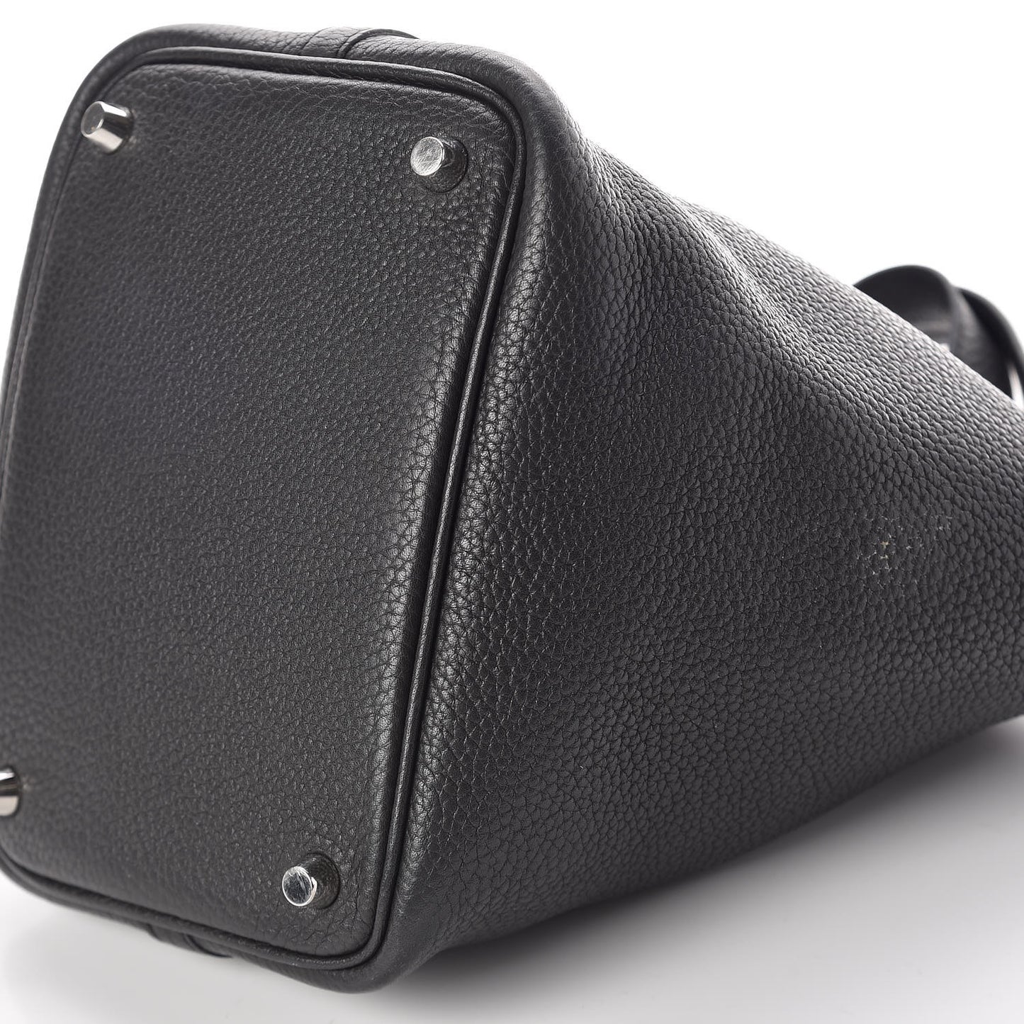 Taurillon Clemence Picotin Lock 18 PM Black