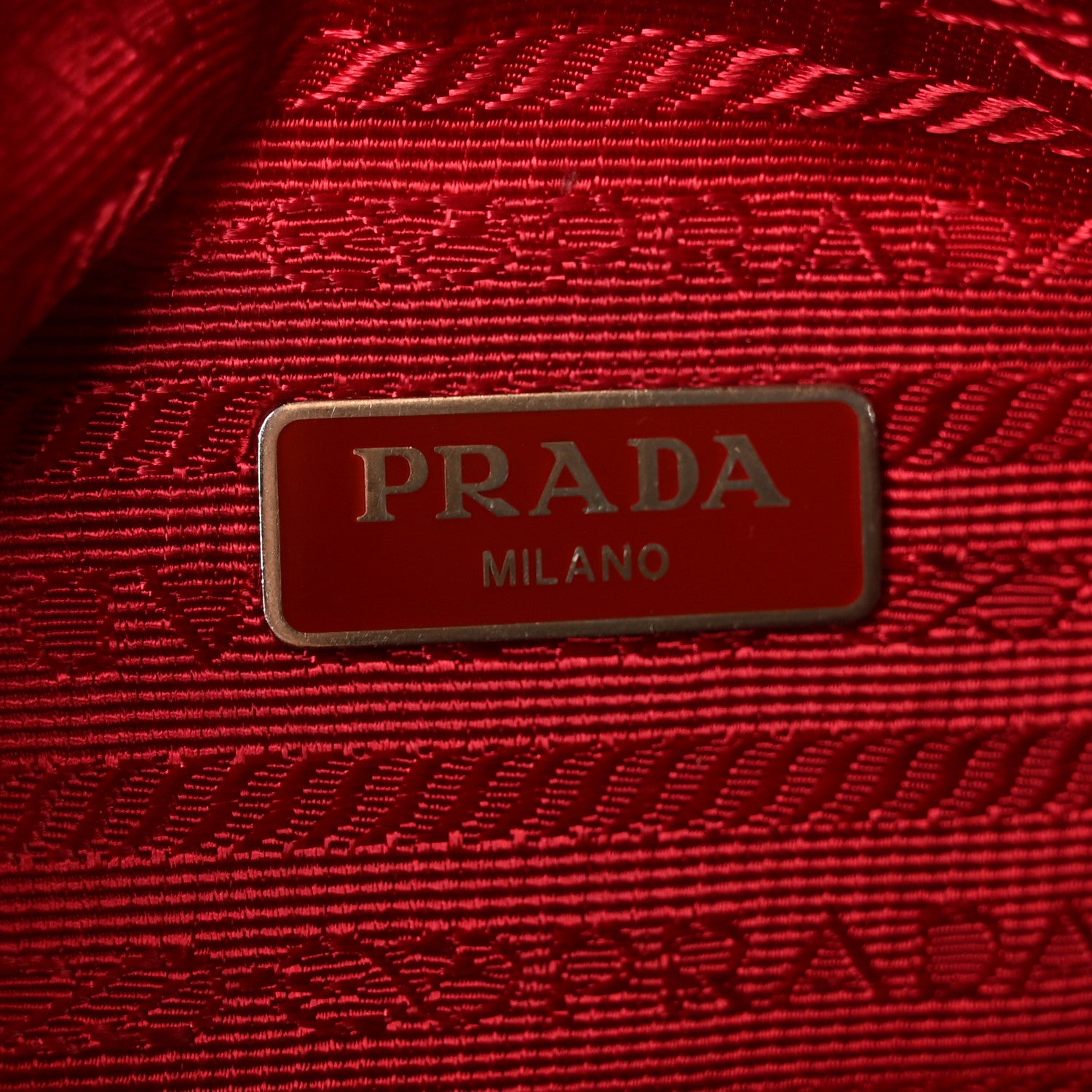 Prada Tessuto Nylon Mini Re-Edition 2000 Bag Rosso 5 of 10