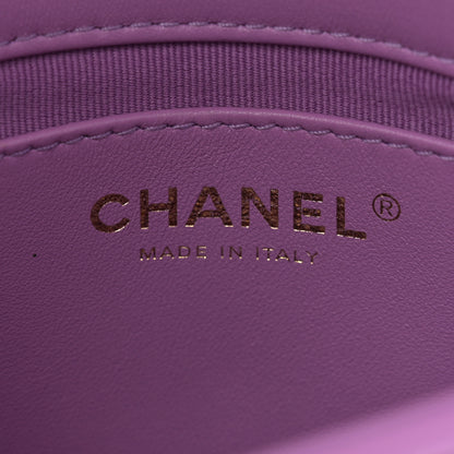 Chanel Lambskin Quilted Mini Funky Town Flap Purple 6 of 11